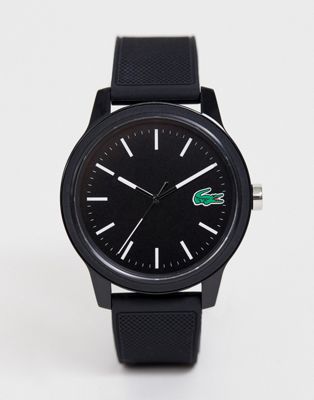 Lacoste - 12.12 - Siliconen horloge in zwart