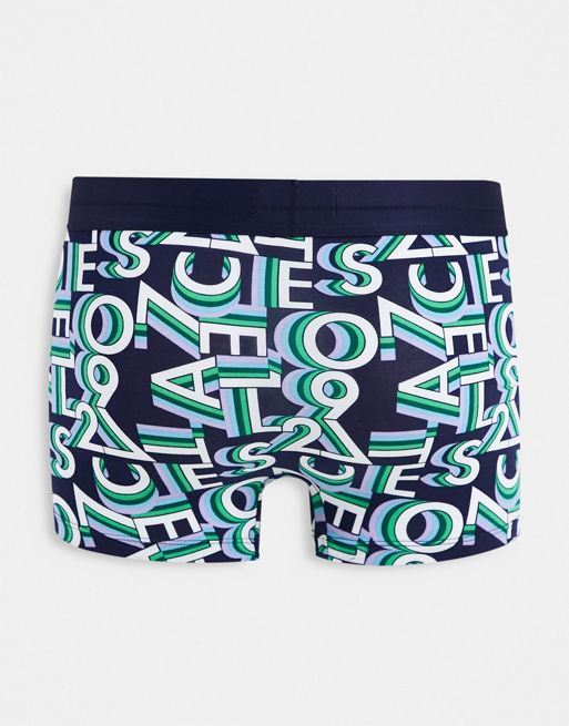 Lacoste Boxer Shorts Men with Print Black - Multi Grey 3-Pack