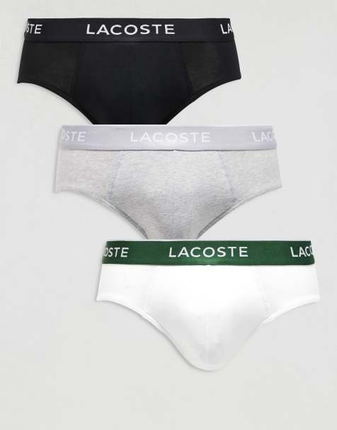 Lacoste 3 pack briefs in multi - view 1