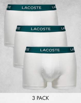 Men's Lacoste Branded Jersey Trunk Three-Pack - Men's Underwear - New In  2024