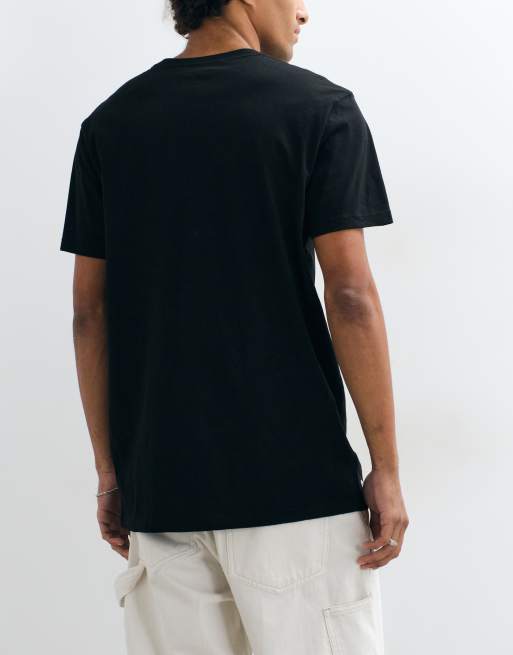 Lacoste 3 pack cotton crew neck t-shirts in black, white and green, 5 of 5