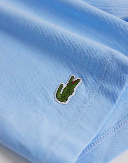 Lacoste 3-pack kalsonger med monogramtryck i bomull, marinblå, 2 av 3
