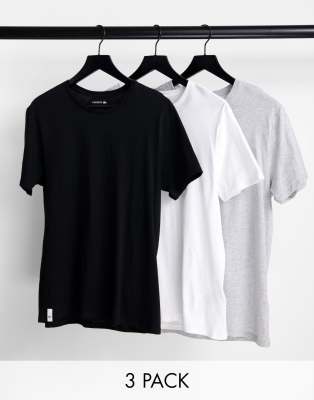 3 pack lacoste t shirts