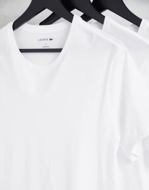 Lacoste white t outlet shirt 3 pack