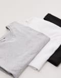 [Lacoste] Lacoste 3 pack t-shirt in multi Chest 32-34 MULTI