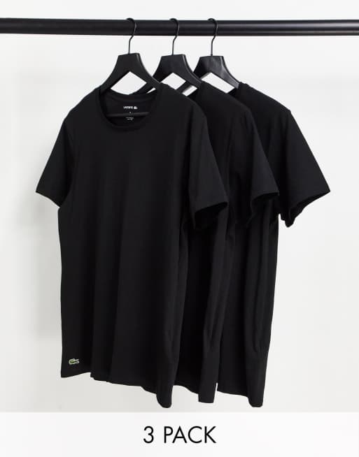 Lacoste pack t-shirts black | ASOS