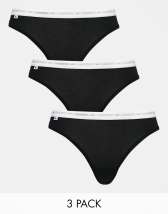 Calvin Klein Curve Intrinsic high waist thong in black