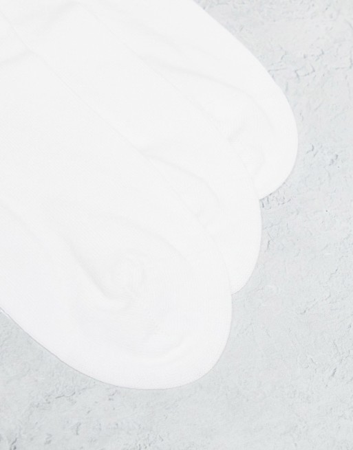 Lacoste 3 pack trainer socks in white, 4 of 4