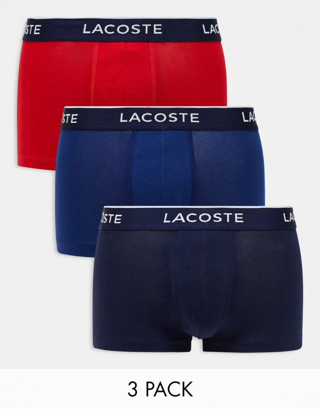 Lacoste - 3 pack trunks in multi