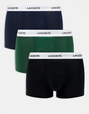 Lacoste 3 pack trunks in multi