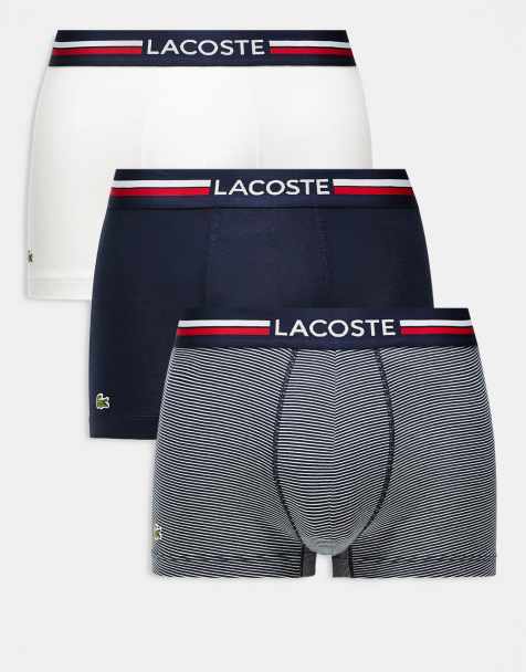 Lacoste 3 pack trunks in multi - view 1