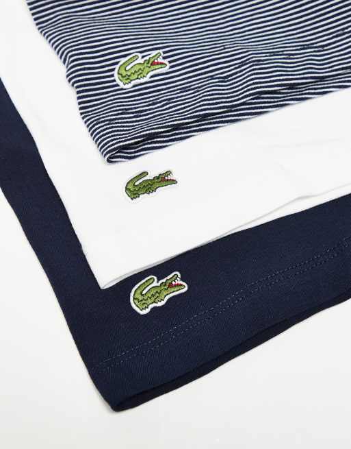 Lacoste 3 pack trunks in multi, 3 of 3