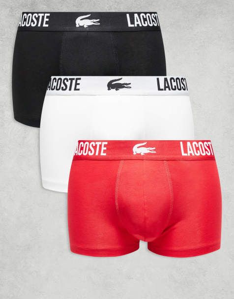 Lacoste 3 pack trunks in multi - view 1