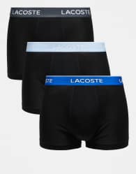 Lacoste 3 pack trunks in multi