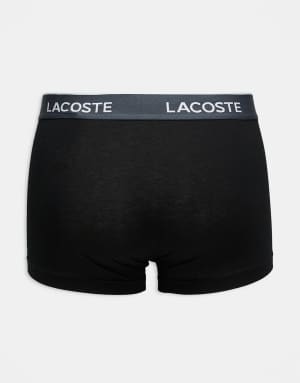 Lacoste 3 pack trunks in multi