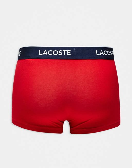Lacoste – 3er-Pack mehrfarbige Unterhosen, 3 von 3