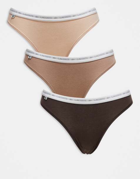 Lacoste – 3er-Pack Tangas in verschiedenen Farben - view 1