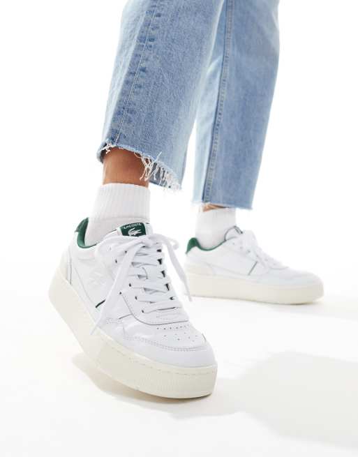 Lacoste aceclip prm 124 sfa trainers in white ASOS