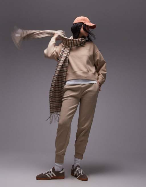 Lacoste - Active - Joggingbroek met logo in beige 