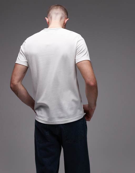 Lacoste - Afslappet hvid T-shirt med tonet logo, 3 af 5