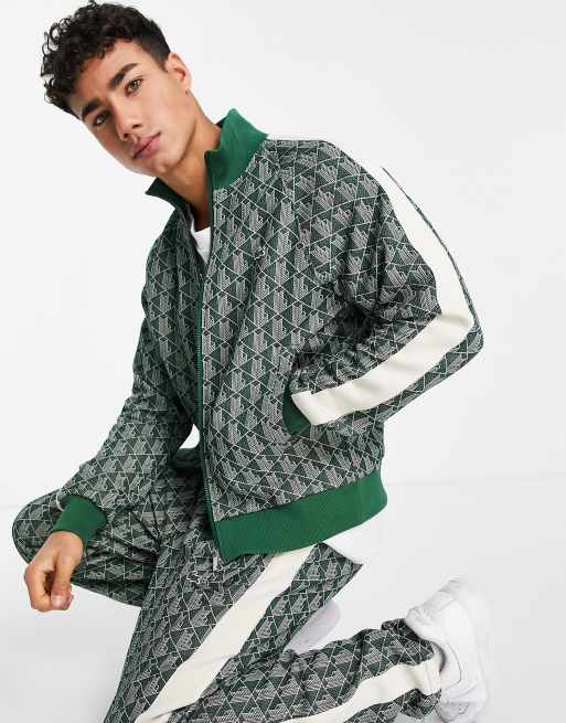 Lacoste - Monogram Track Jacket - Green | blockshops