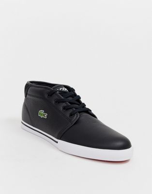 Lacoste Ampthill in black leather | ASOS