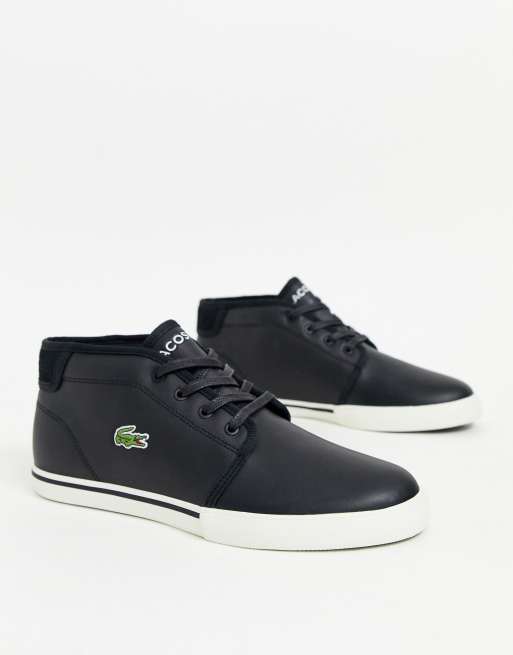 Lacoste chukka shop black