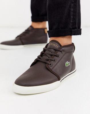brown lacoste boots