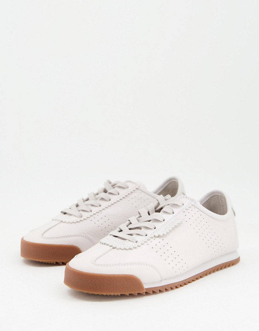 Lacoste ascenta lace up sneakers in white
