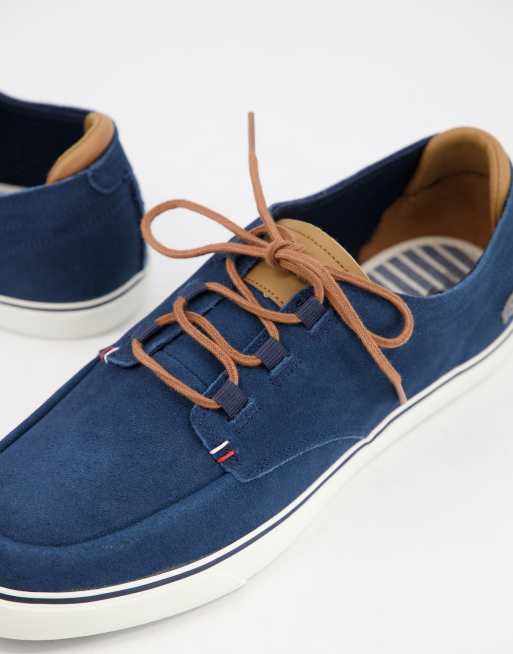 Lacoste navy esparre sales deck trainers