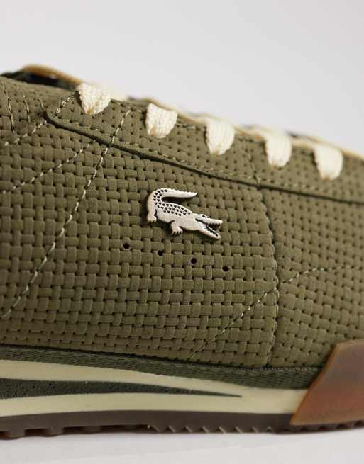 Lacoste – Aura – Buty sportowe w kolorze khaki z logo, 3 z 5