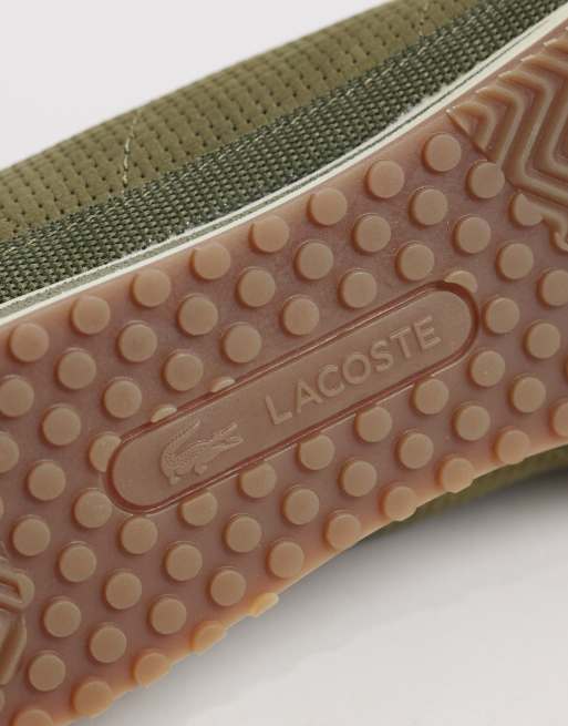 Lacoste – Aura – Buty sportowe w kolorze khaki z logo, 5 z 5