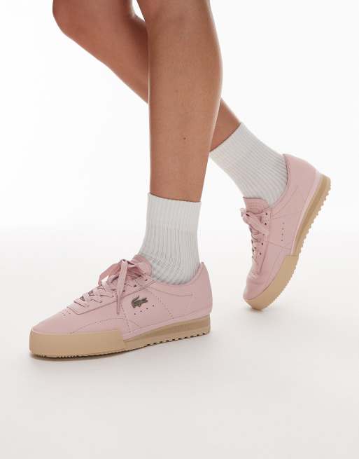 Lacoste aura sneaker in pink