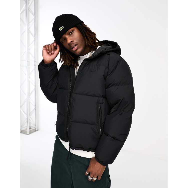 Black lacoste outlet puffer jacket