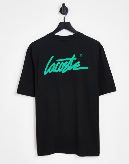 Lacoste print store t shirt