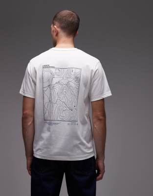 Lacoste Back Print T-shirt In White
