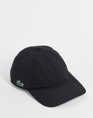 Lacoste baseball cap in black
