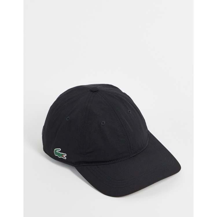 Black clearance lacoste hat