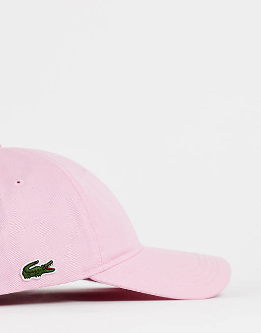 Lacoste baseball cap in pink | ASOS