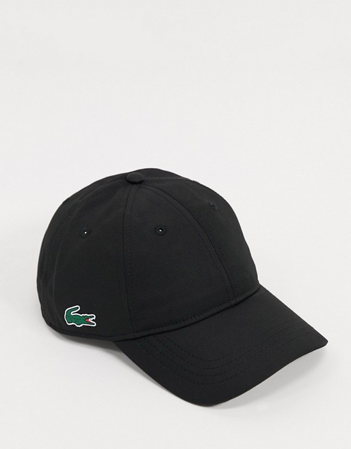 Lacoste baseball cap with side croc in black
