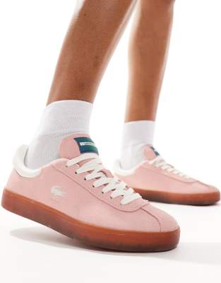 Lacoste baseshot 124 1 sfa trainers in pink