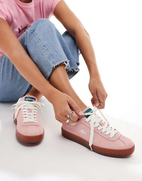 Lacoste baseshot 124 1 sfa trainers in  pink - view 1