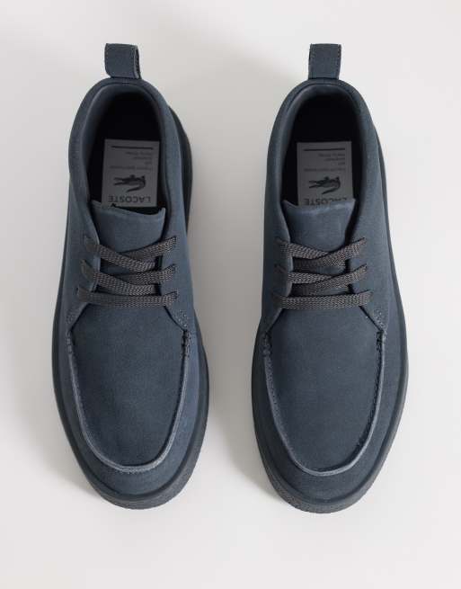 Lacoste baseshot chukka shoe in dark grey, 2 of 4
