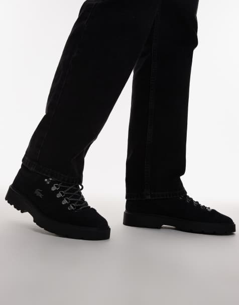 Lacoste – Baseshot – Czarne zimowe buty sportowe - view 1