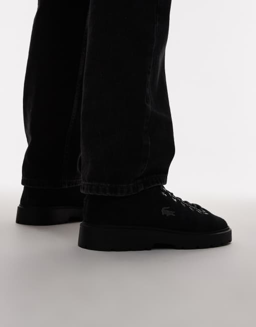 Lacoste – Baseshot – Czarne zimowe buty sportowe , 4 z 5