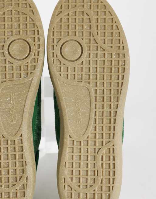 Lacoste - Baseshot Lite - Sneakers in rete verde scuro con logo, 3 di 5
