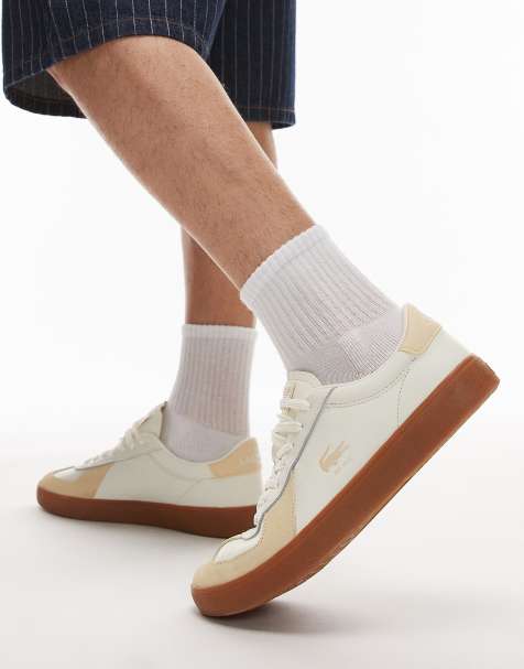 Lacoste – Baseshot Pro – Sneaker in Beige-Tönen - view 1
