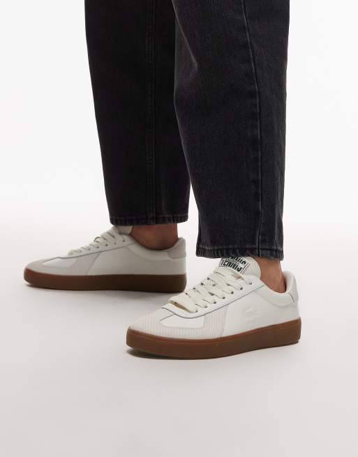 Lacoste Baseshot Pro Sneakers grigie/bianco sporco ASOS