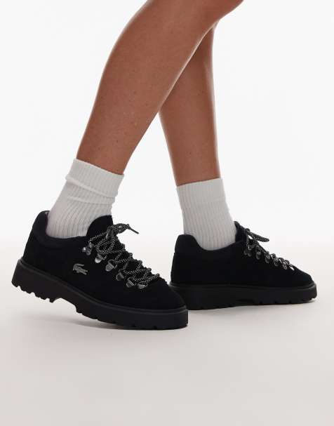 Lacoste Baseshot trainers in black - view 1
