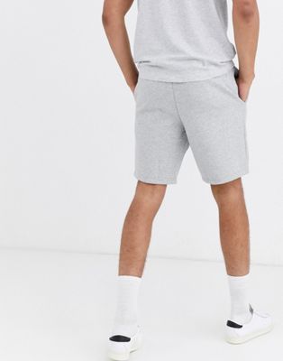 Lacoste basic jersey shorts in grey | ASOS
